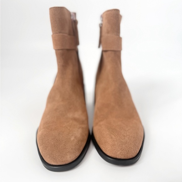 Dolce Vita Boots Leland Brown Suede Ankle Boot - Picture 4 of 8